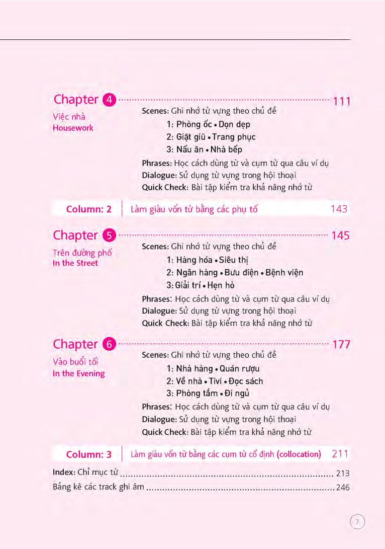 sổ tay từ vựng tiếng anh - từ lúc thức giấc đến khi đi ngủ (bao gồm sách và 1 đĩa mp3)