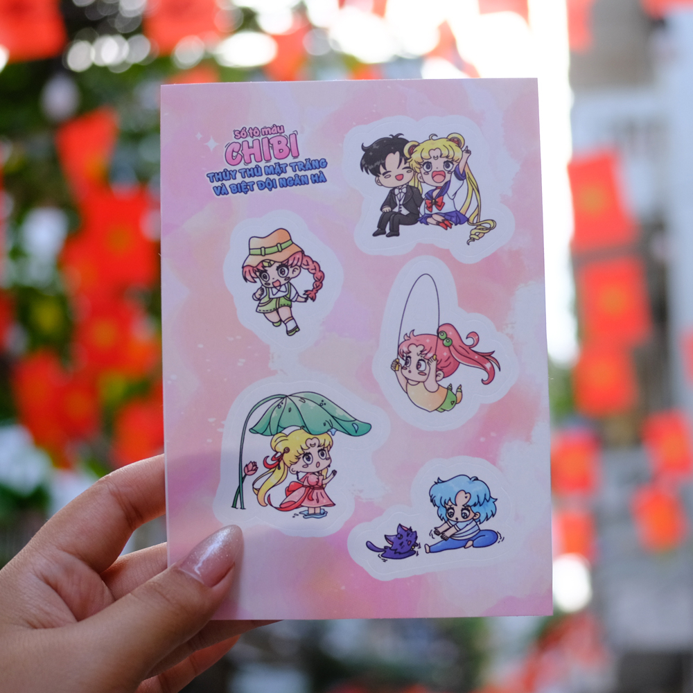 So To Mau Chibi - Thuy Thu Mat Trang Va Biet Doi Ngan Ha