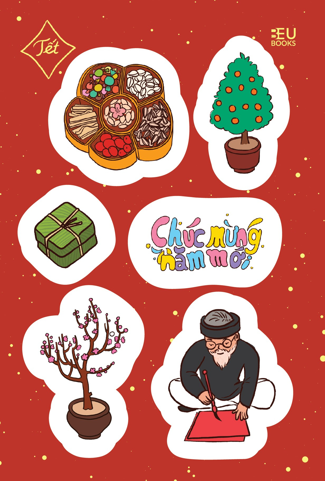 Sổ Tô Màu - Vui Tết Rộn Ràng - Muôn Sắc Nở Hoa