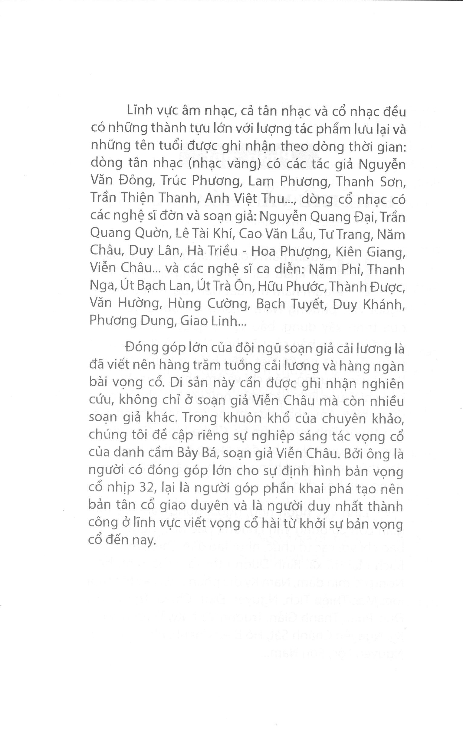 soạn giả viễn châu - tác giả và tác phẩm vọng cổ
