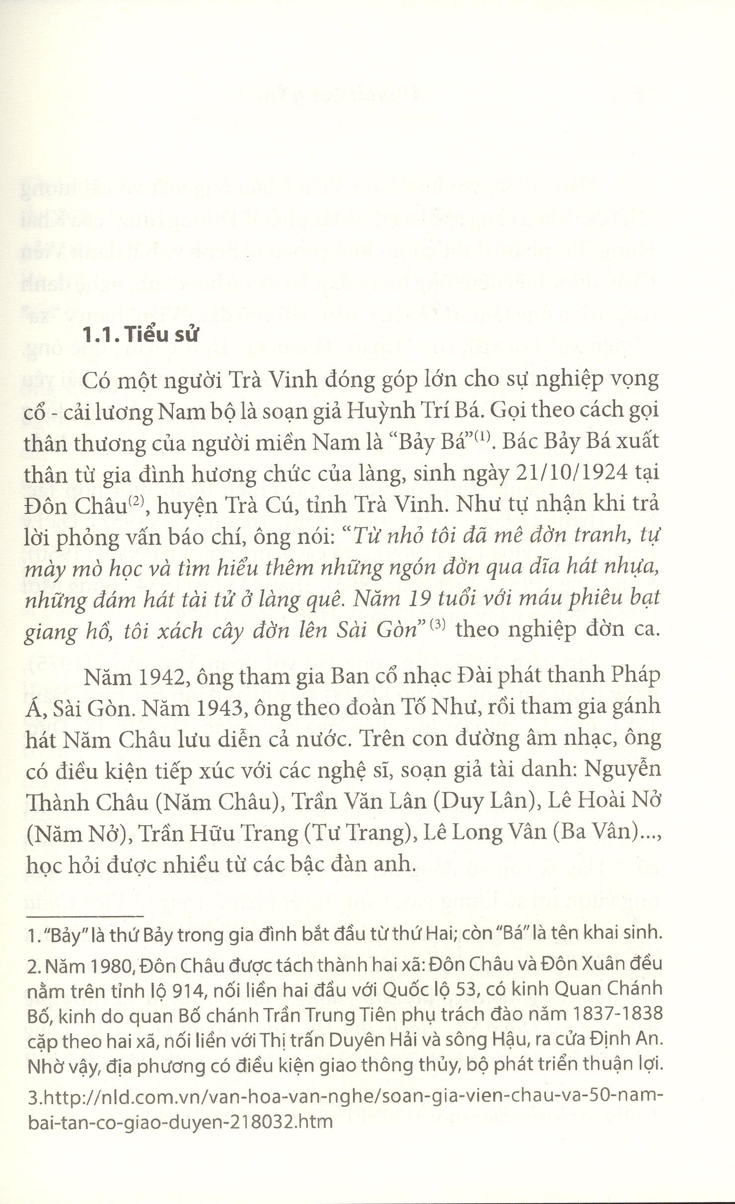 soạn giả viễn châu - tác giả và tác phẩm vọng cổ