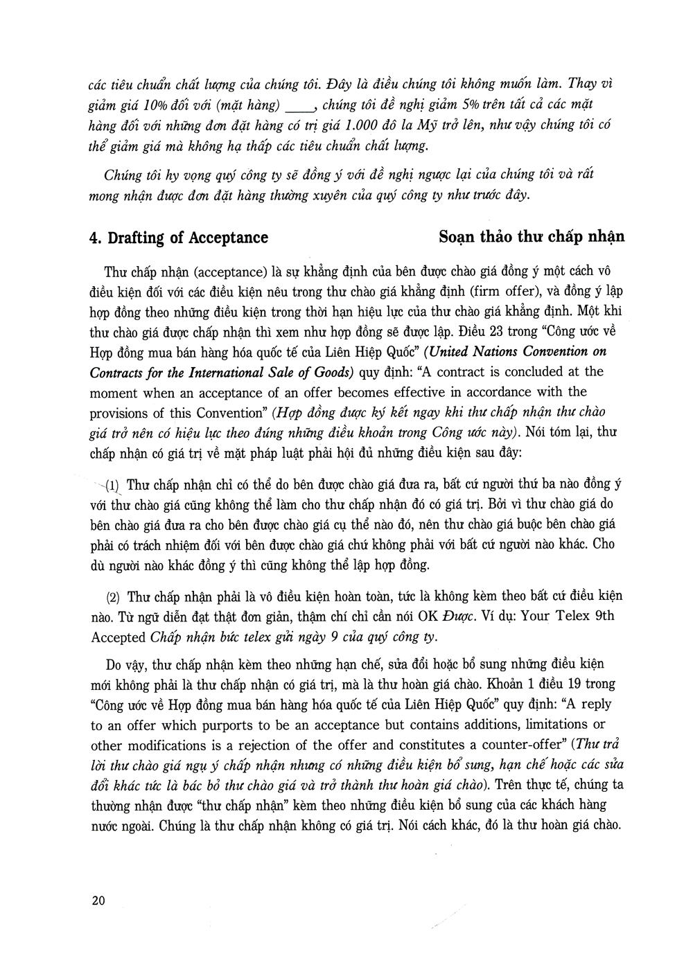 soạn thảo và dịch hợp đồng thương mại quốc tế (tái bản 2015)