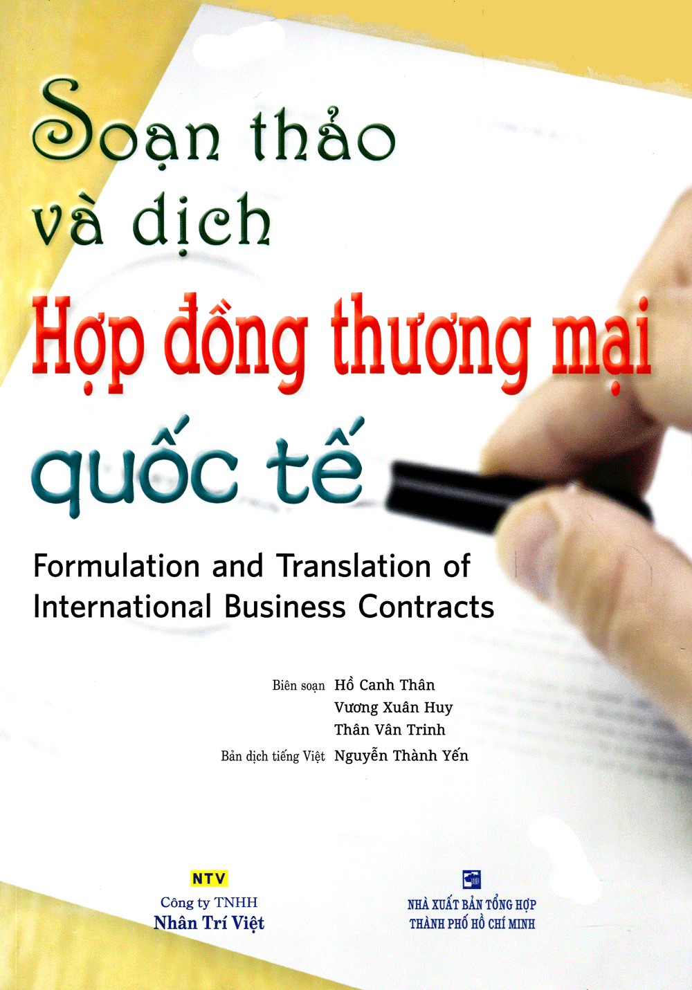 soạn thảo và dịch hợp đồng thương mại quốc tế (tái bản 2015)