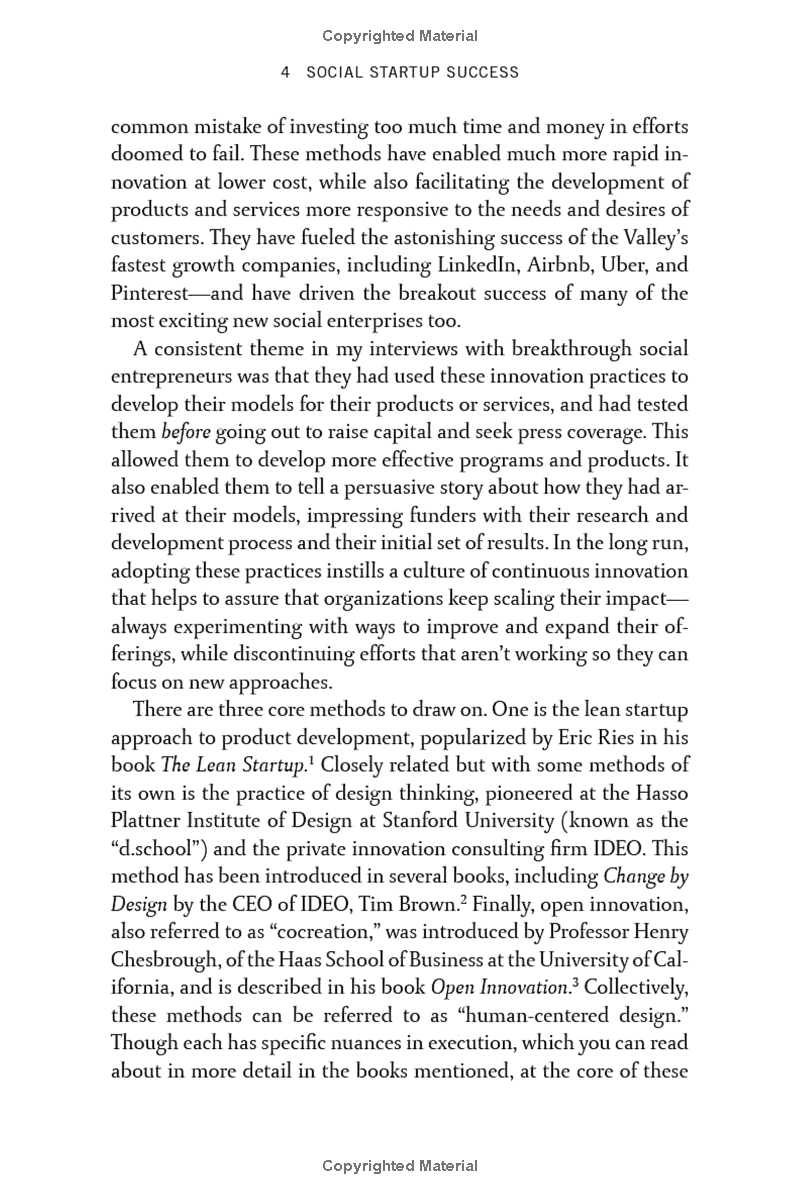 social startup success: how the best nonprofits launch, scale up, and make a difference