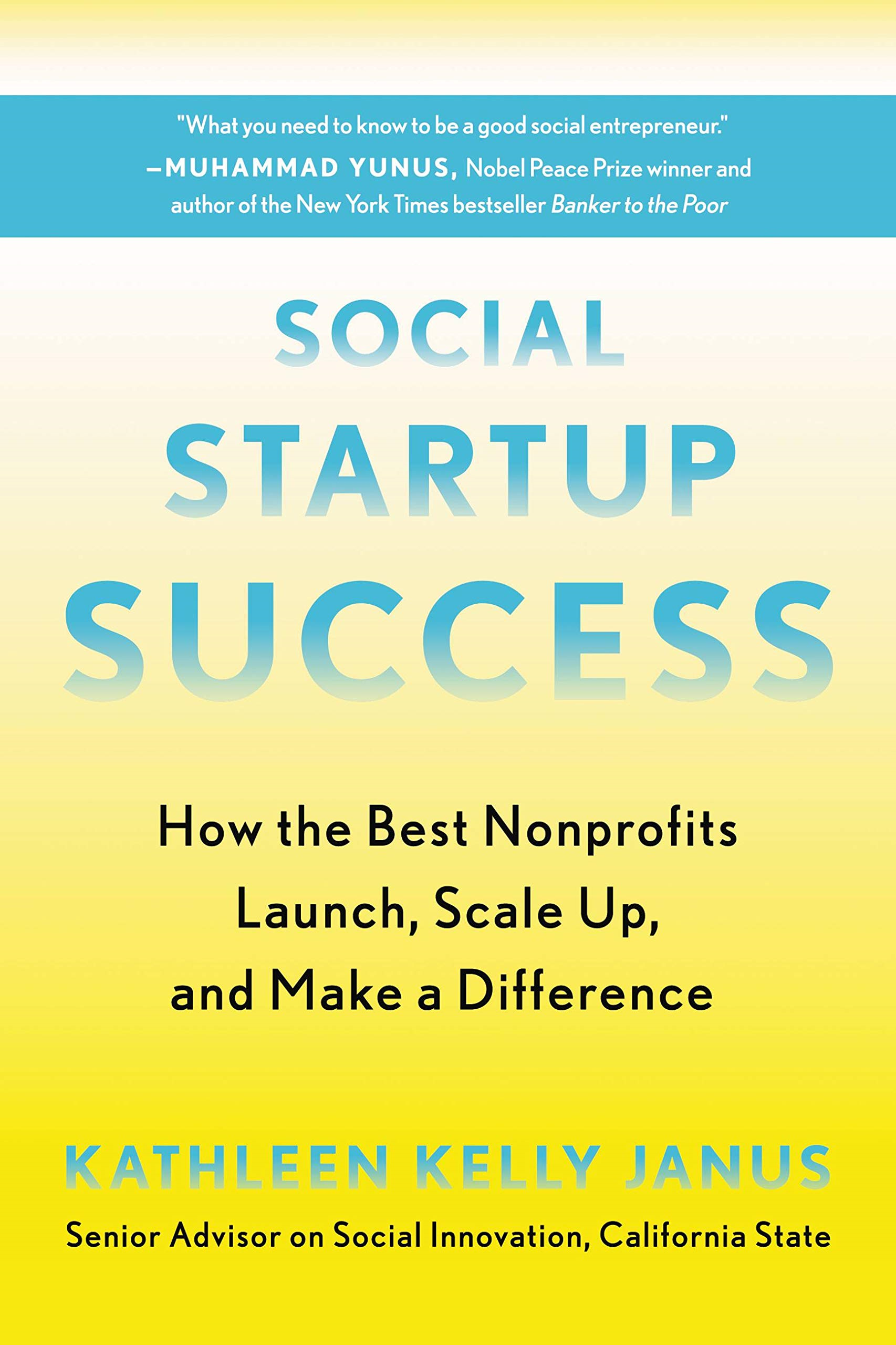 social startup success: how the best nonprofits launch, scale up, and make a difference
