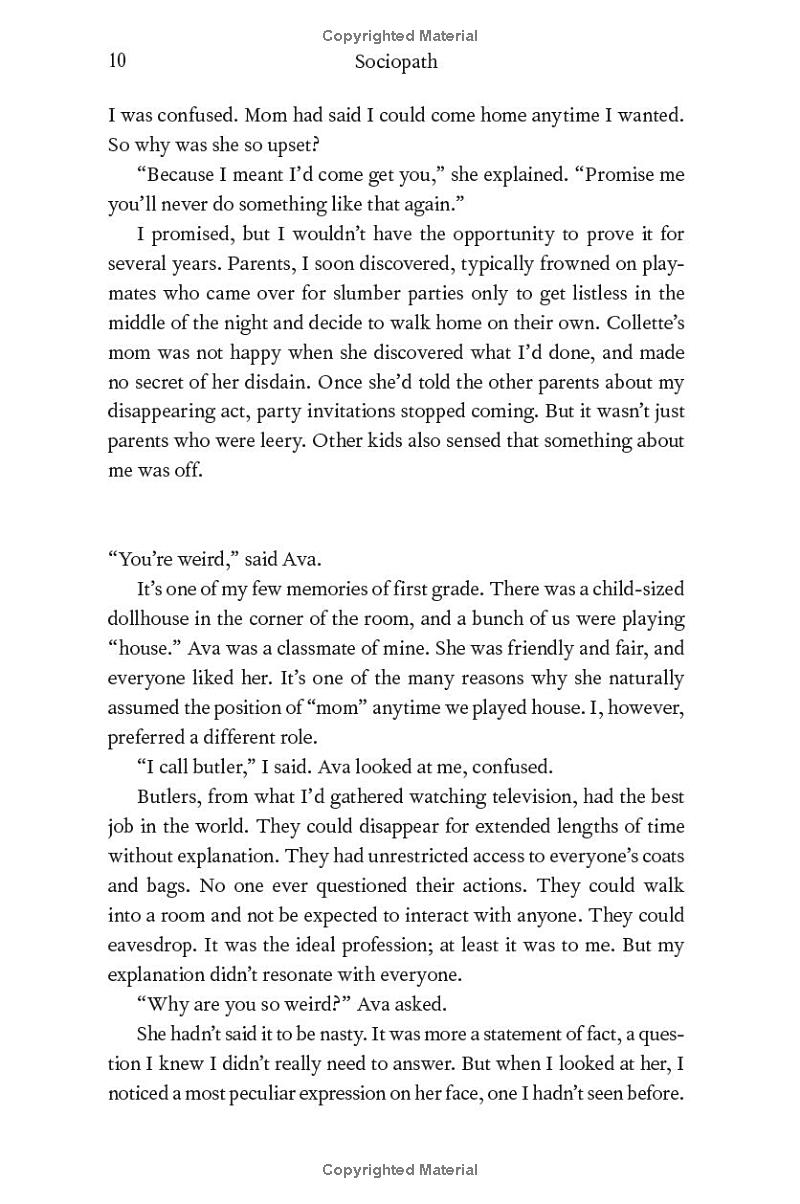sociopath - a memoir