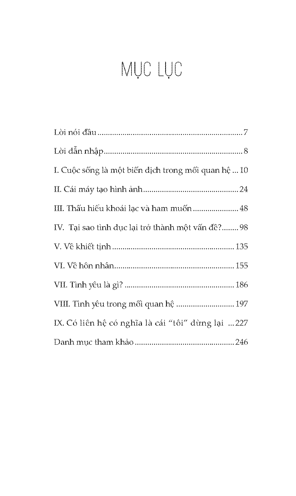 Soi Chieu Moi Quan He - Tinh Yeu, Tinh Duc Va Khiet Tinh