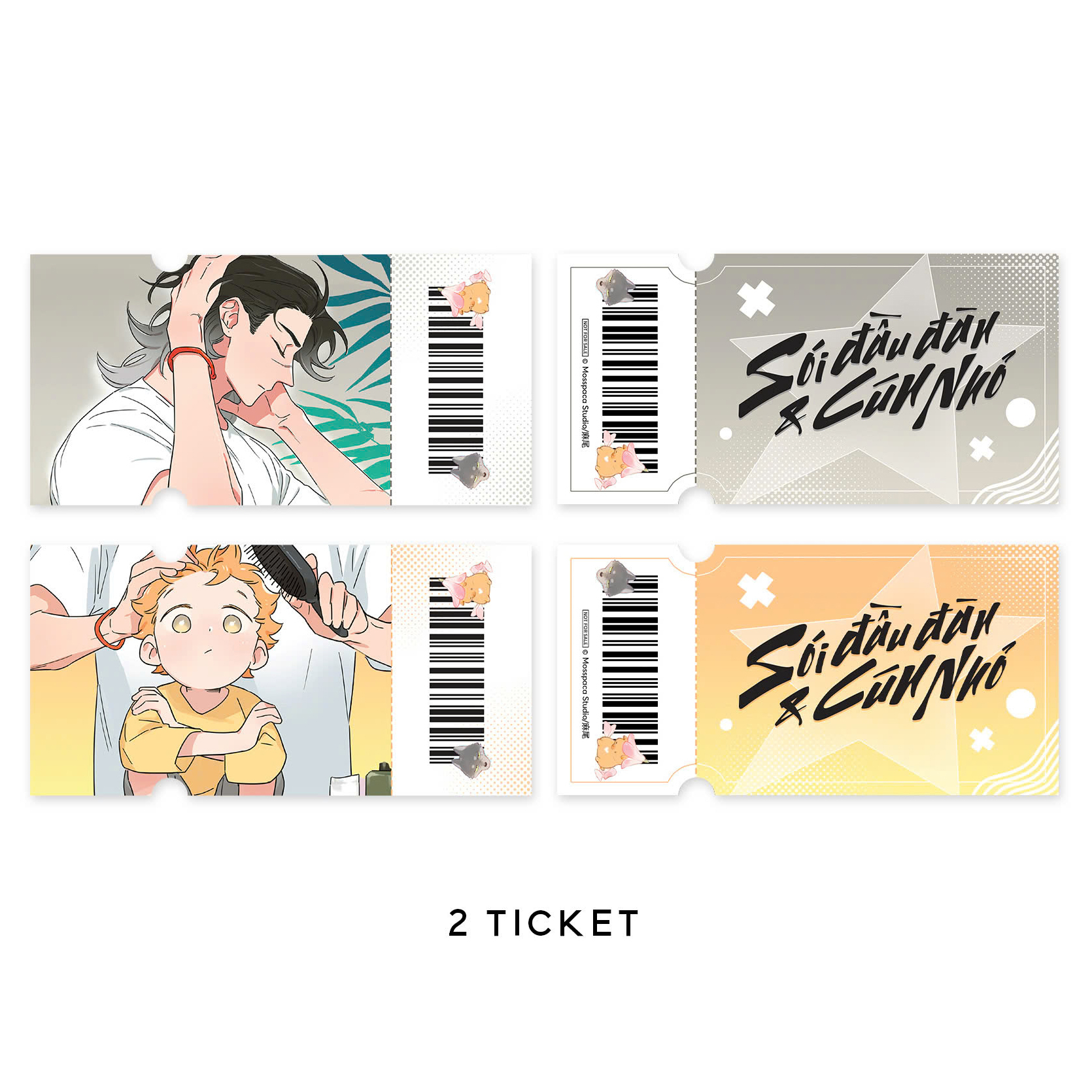 sói đầu đàn và cún nhỏ - tập 3 - bản đặc biệt - tặng kèm 2 ticket + 1 clear file đại ca sói + 1 nam châm trang trí tủ lạnh + 1 móc khóa máy gắp thú