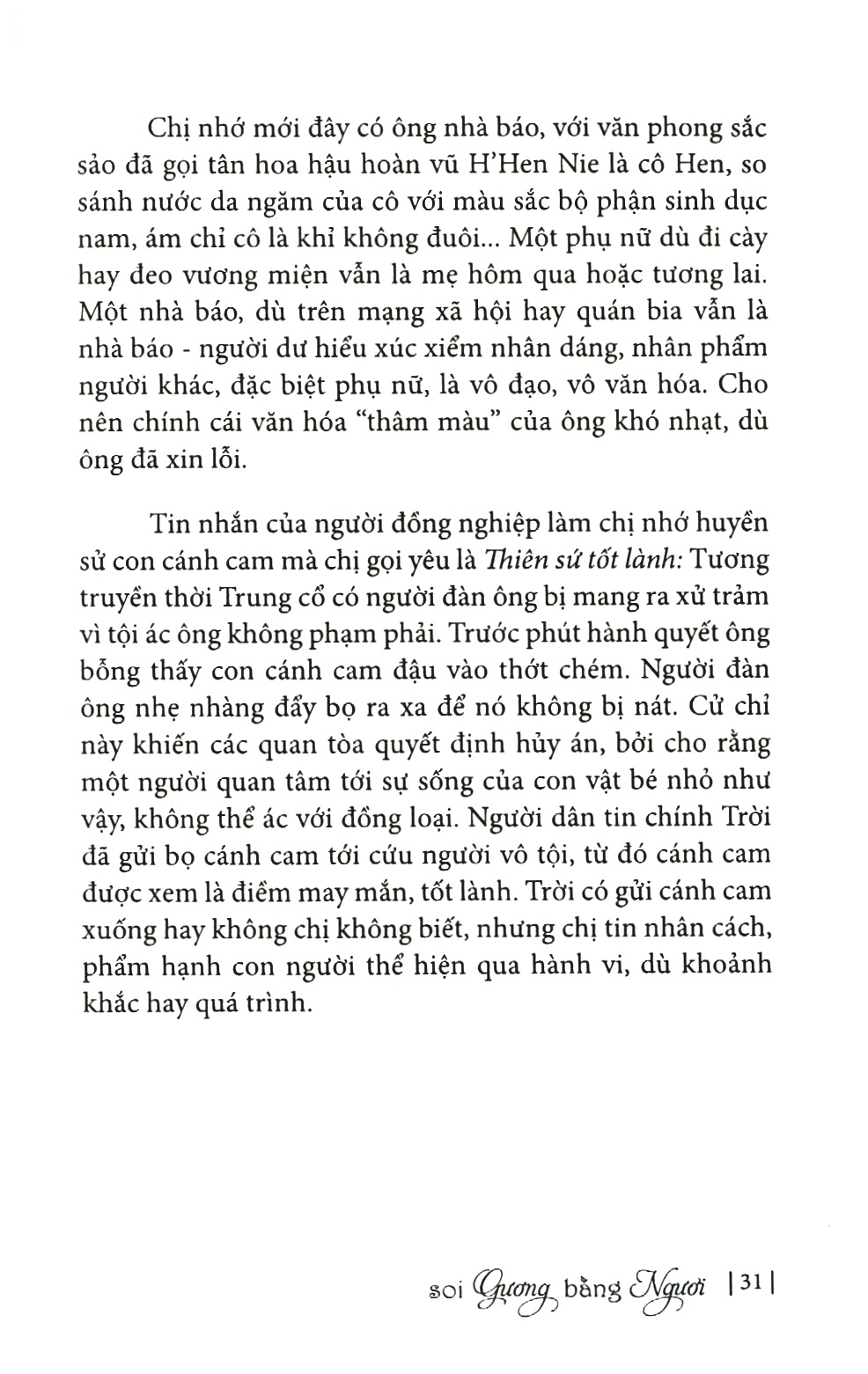 soi gương bằng người