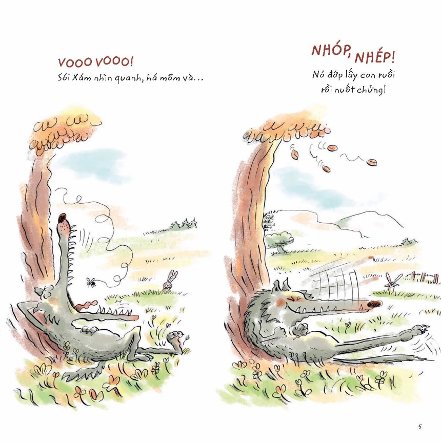 sói xám siêu xui xẻo