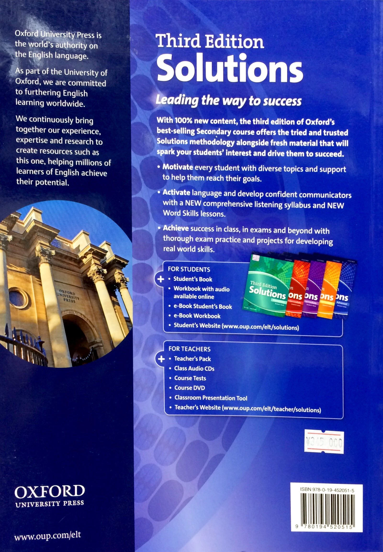 solutions: advanced: student's book 3rd edition