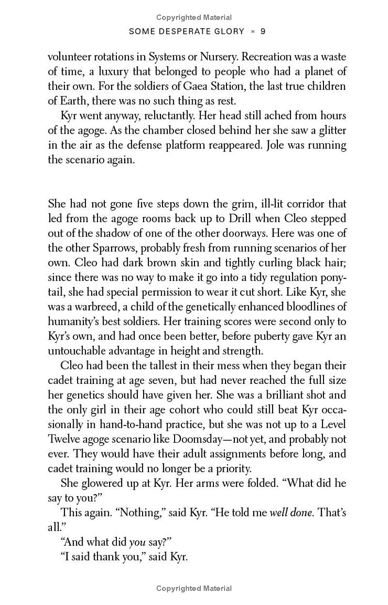 some desperate glory