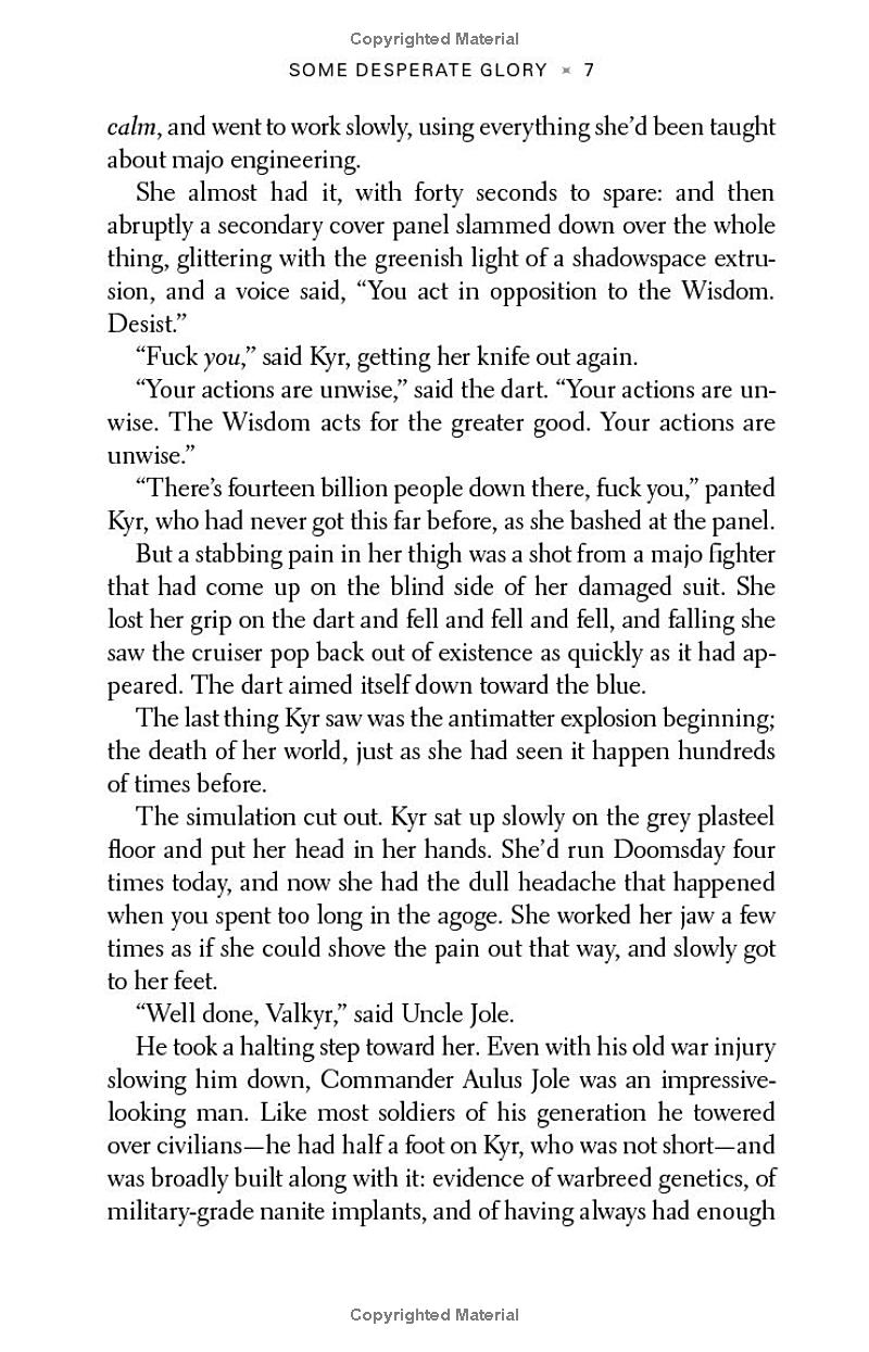 some desperate glory