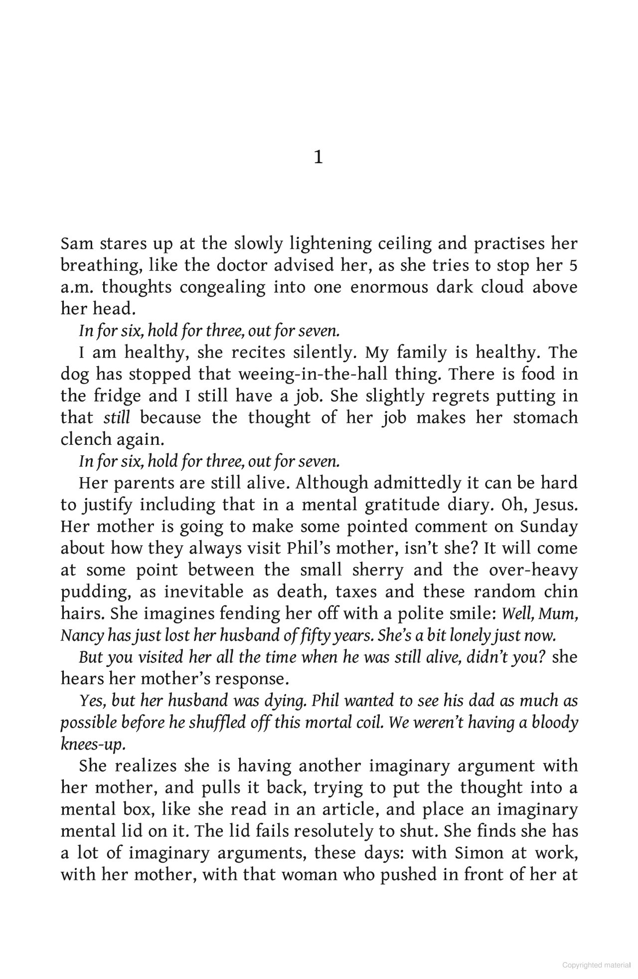 someone else's shoes