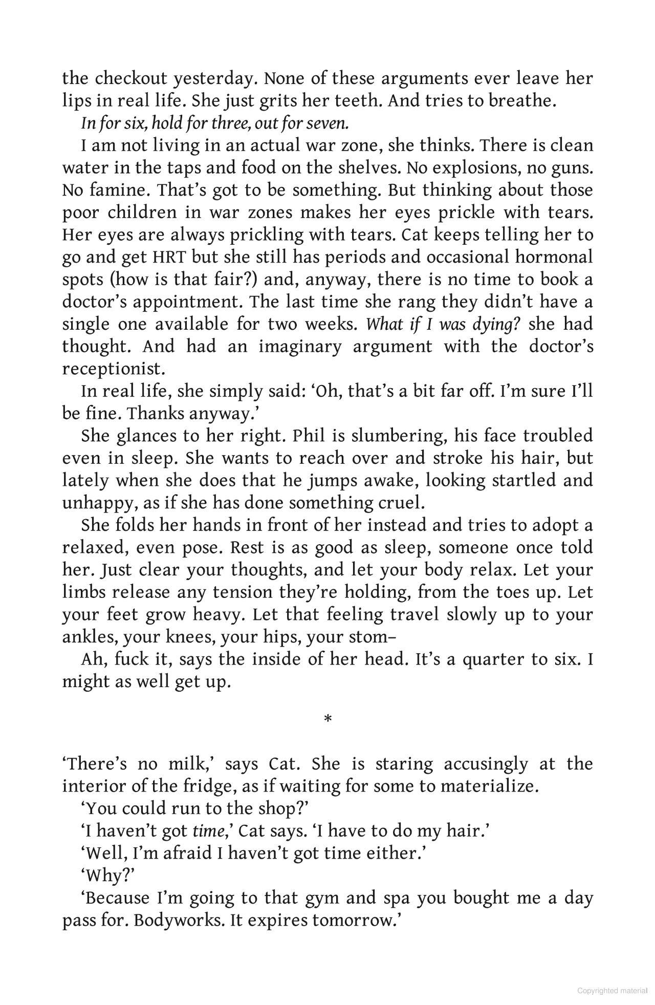 someone else's shoes