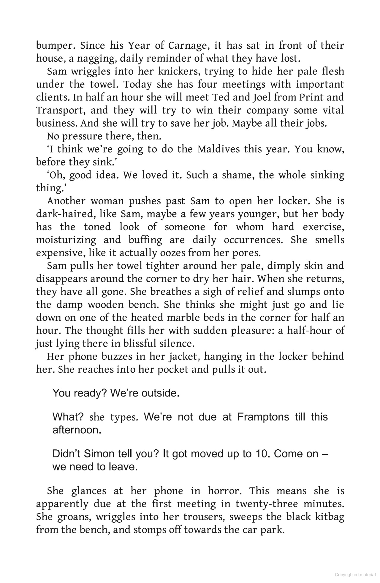 someone else's shoes