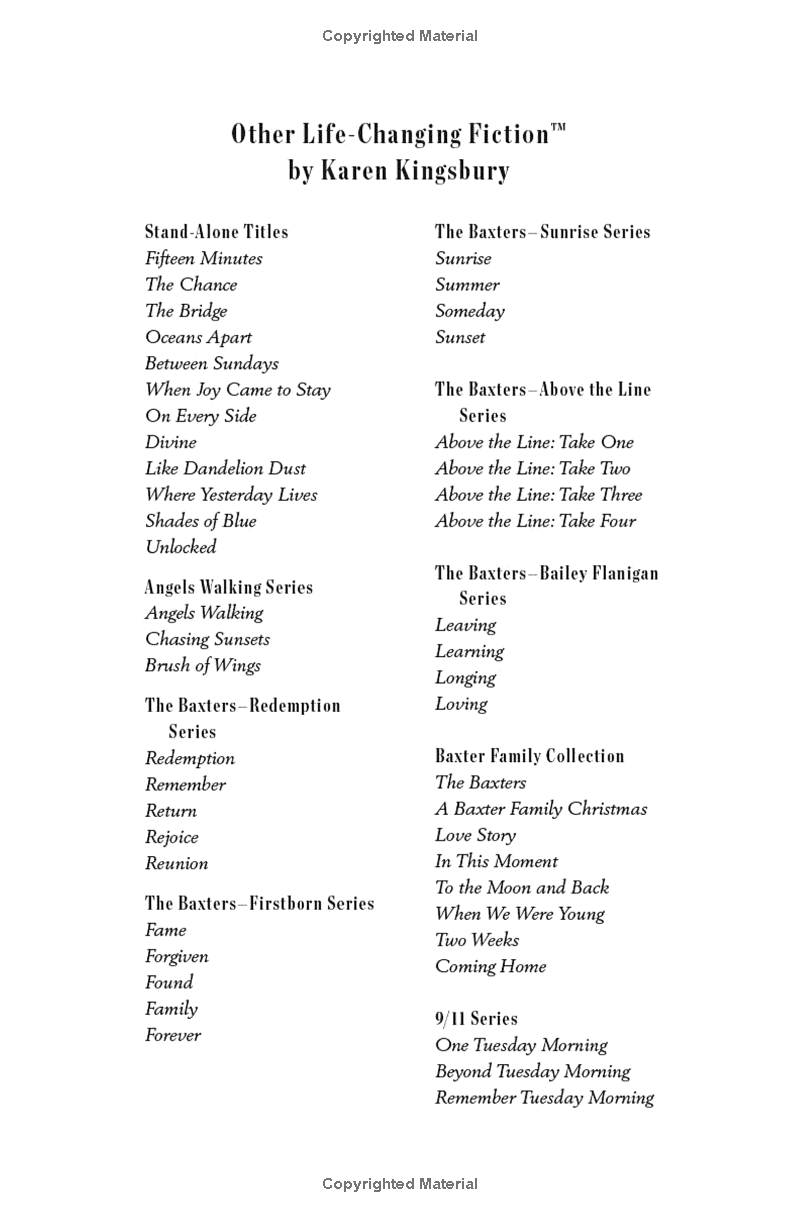 someone like you: a novel (the baxter family)