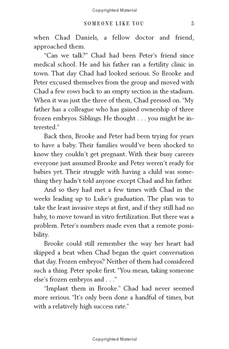 someone like you: a novel (the baxter family)