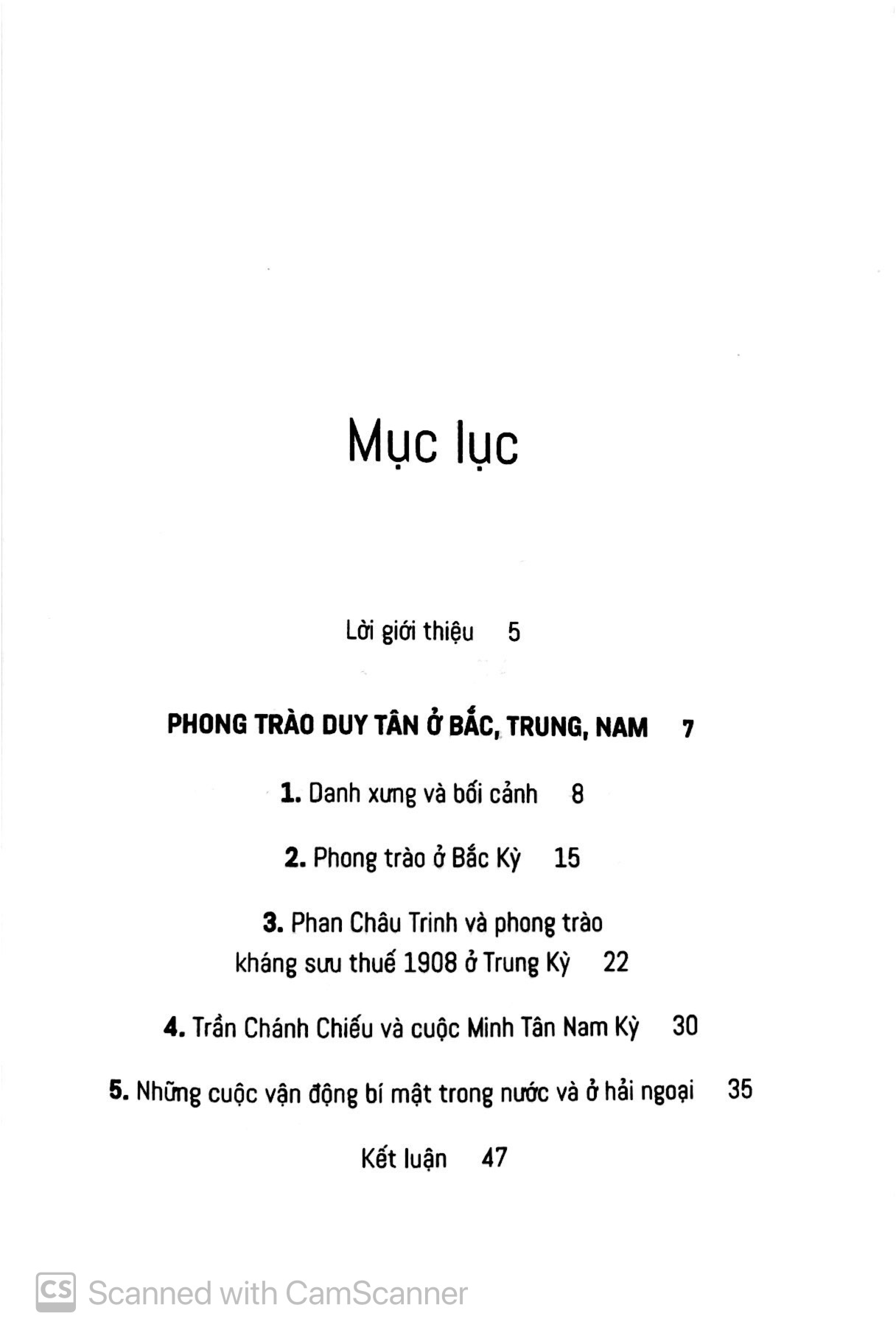 sơn nam - phong trào duy tân ở bắc, trung, nam (tái bản)