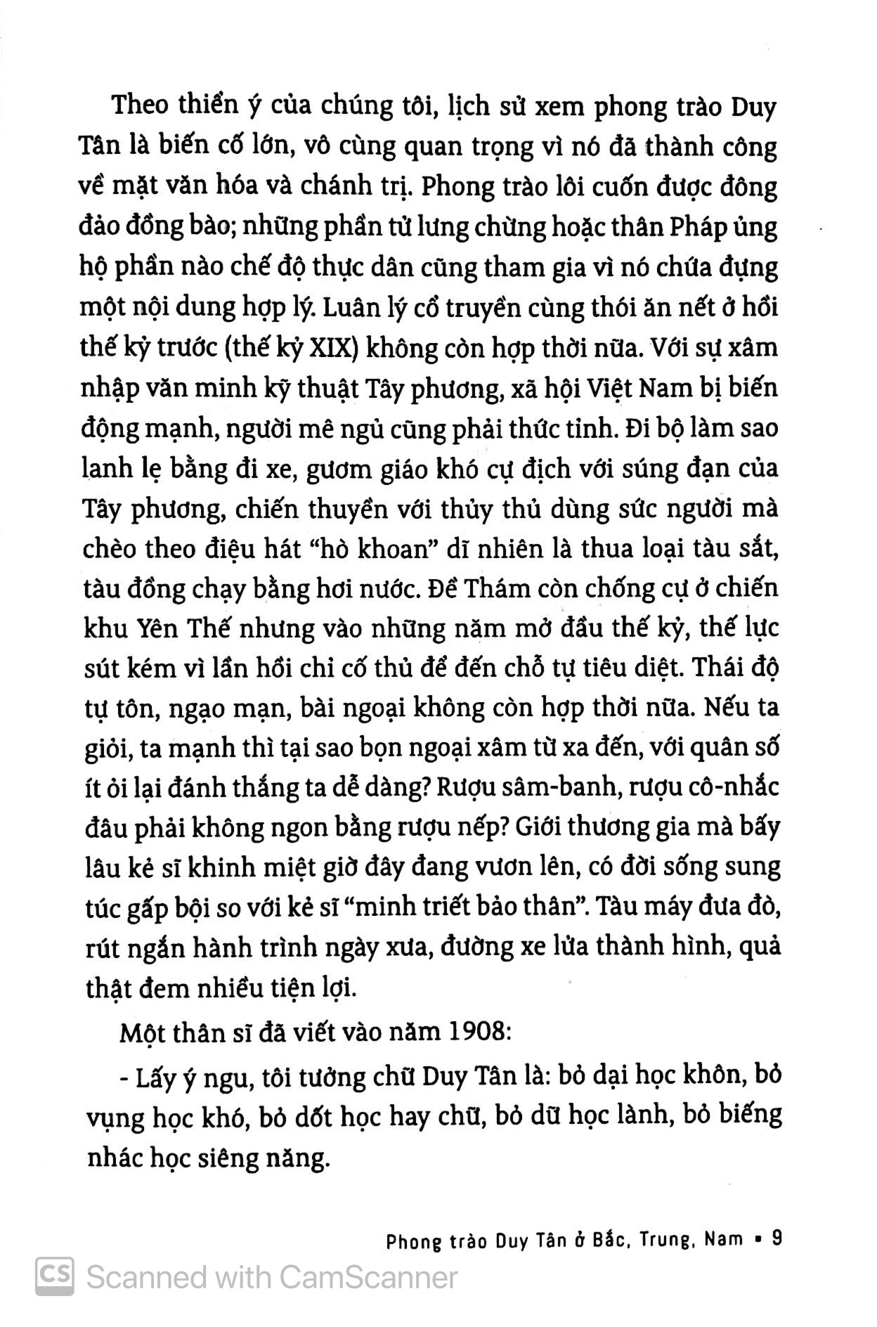 sơn nam - phong trào duy tân ở bắc, trung, nam (tái bản)