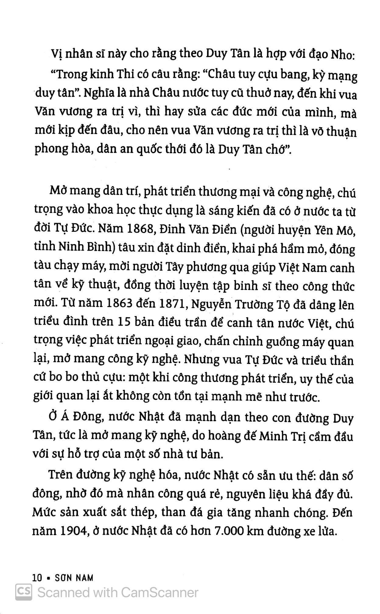 sơn nam - phong trào duy tân ở bắc, trung, nam (tái bản)
