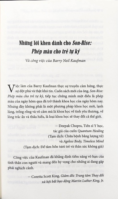 son-rise: phép màu cho trẻ tự kỷ