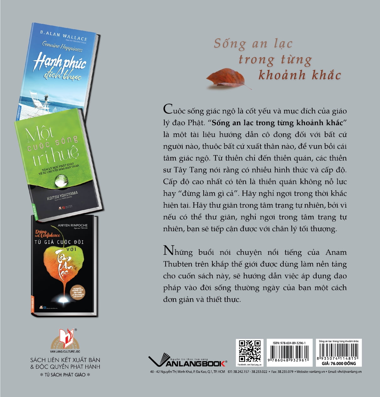 sống an lạc trong từng khoảnh khắc