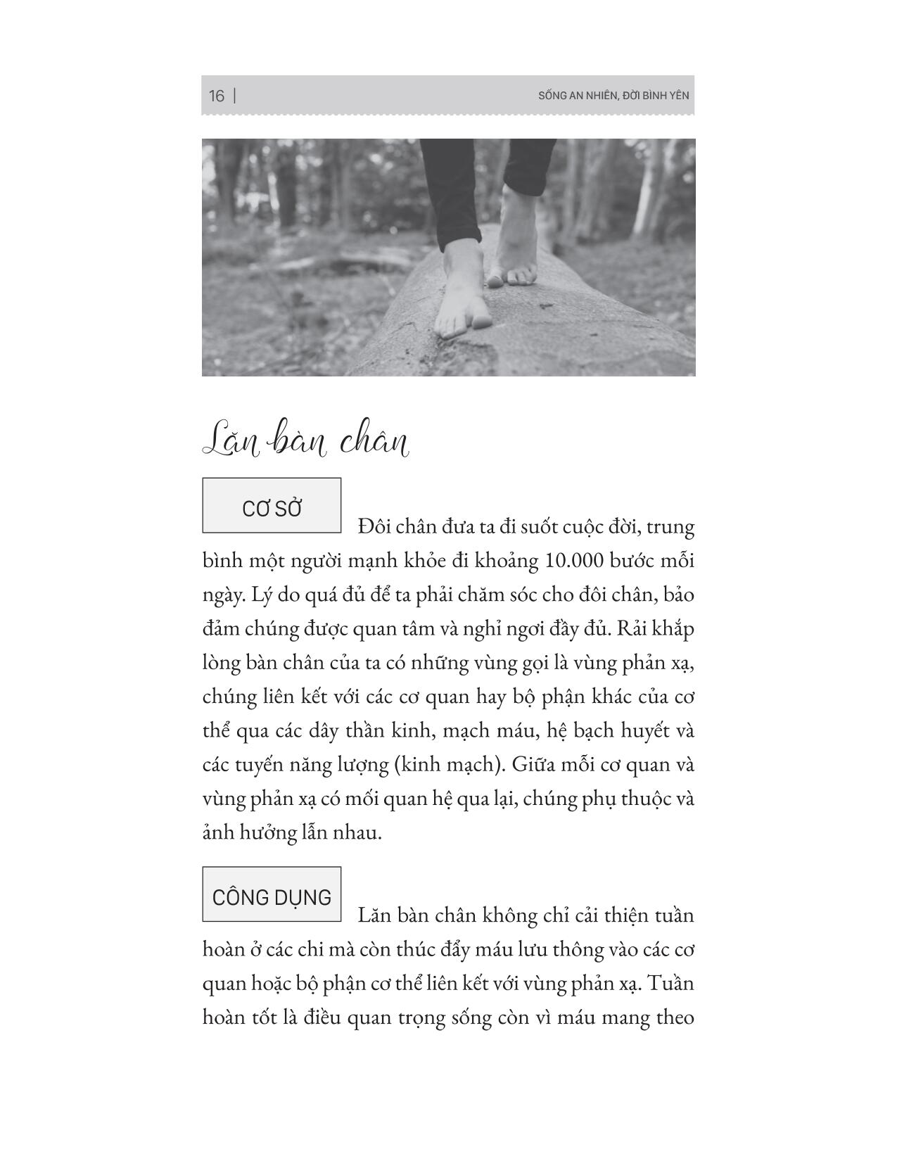 sống an nhiên đời bình yên