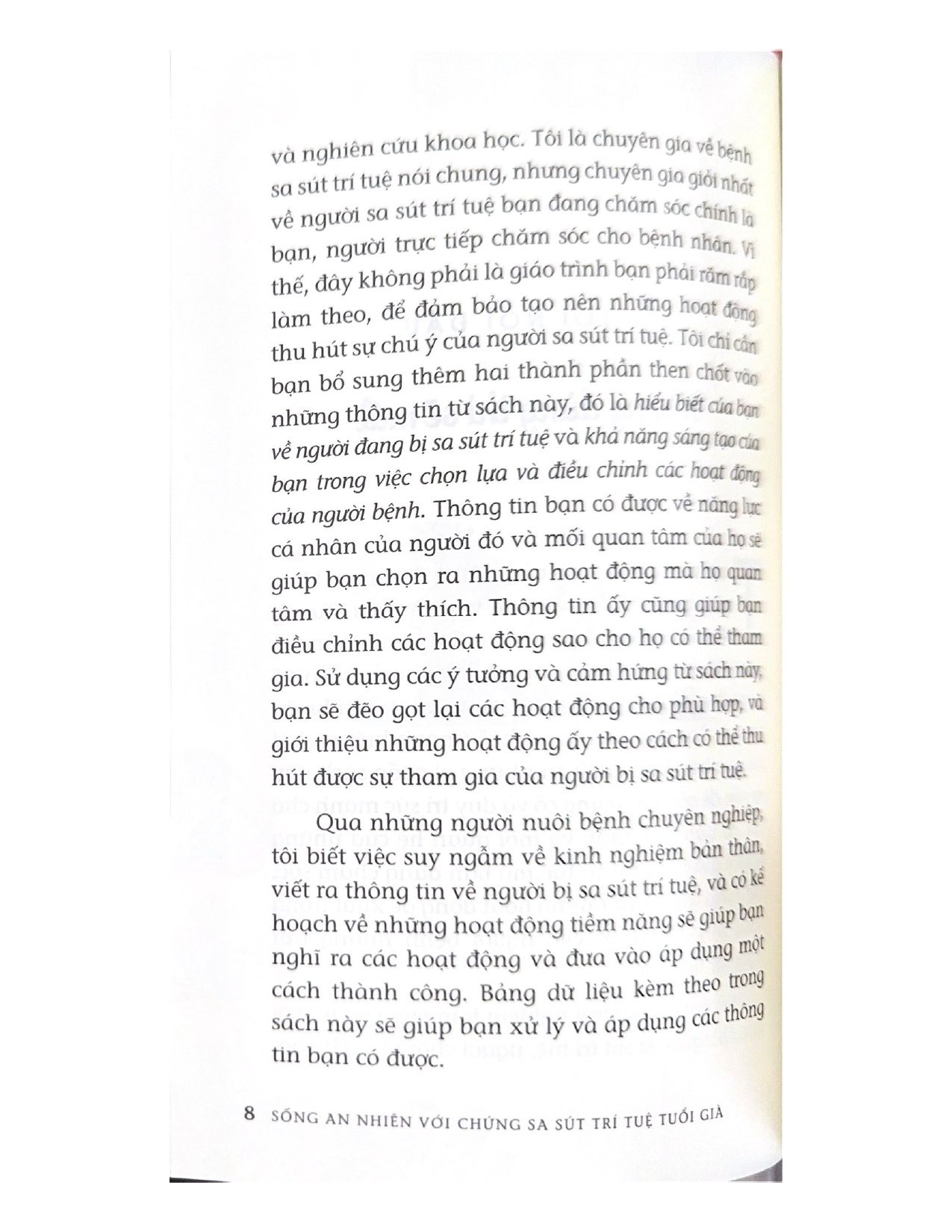 sống an nhiên với chứng sa sút trí tuệ tuổi già