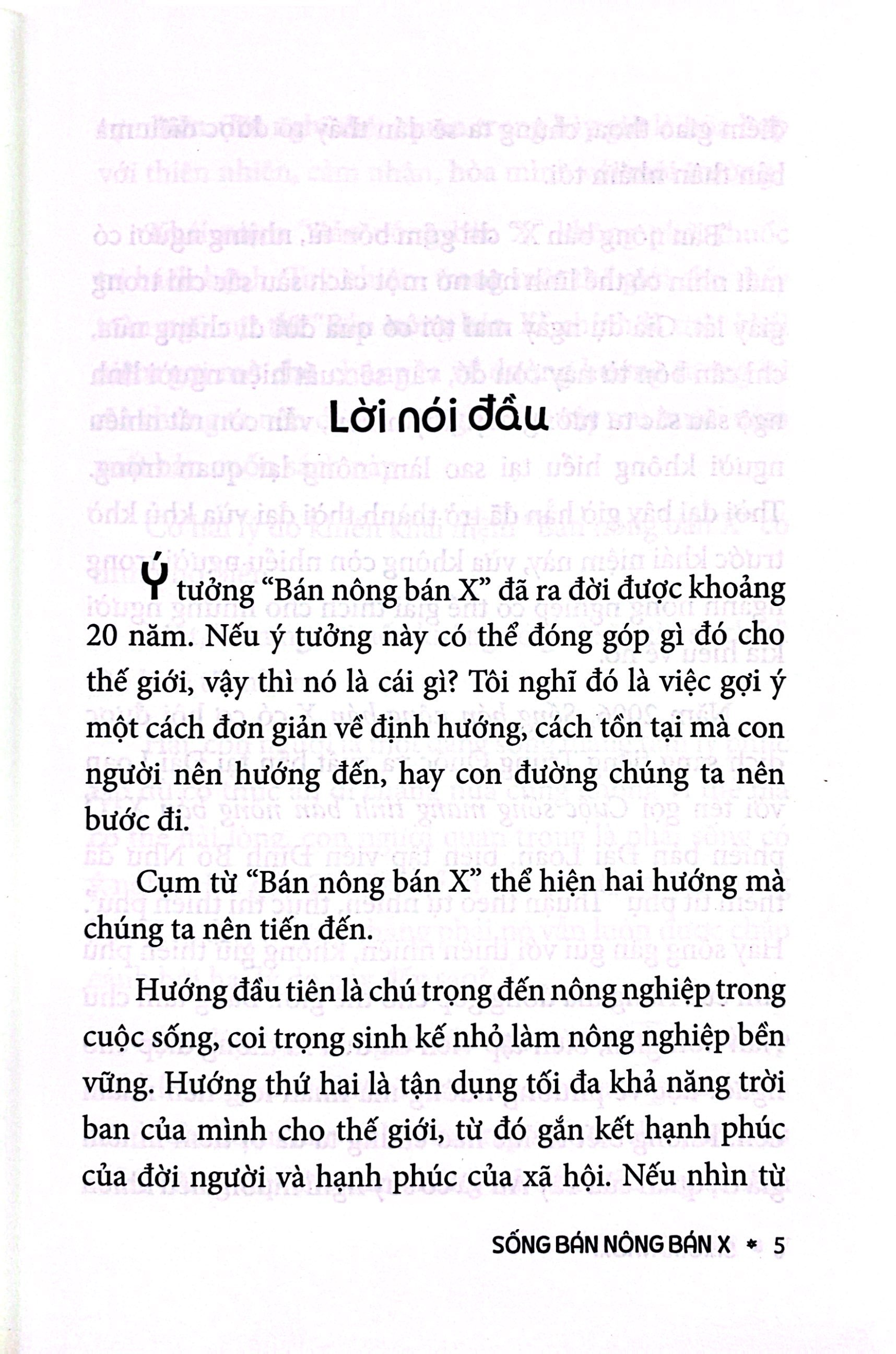 sống bán nông bán x - triết lý mới về cuộc sống điền viên