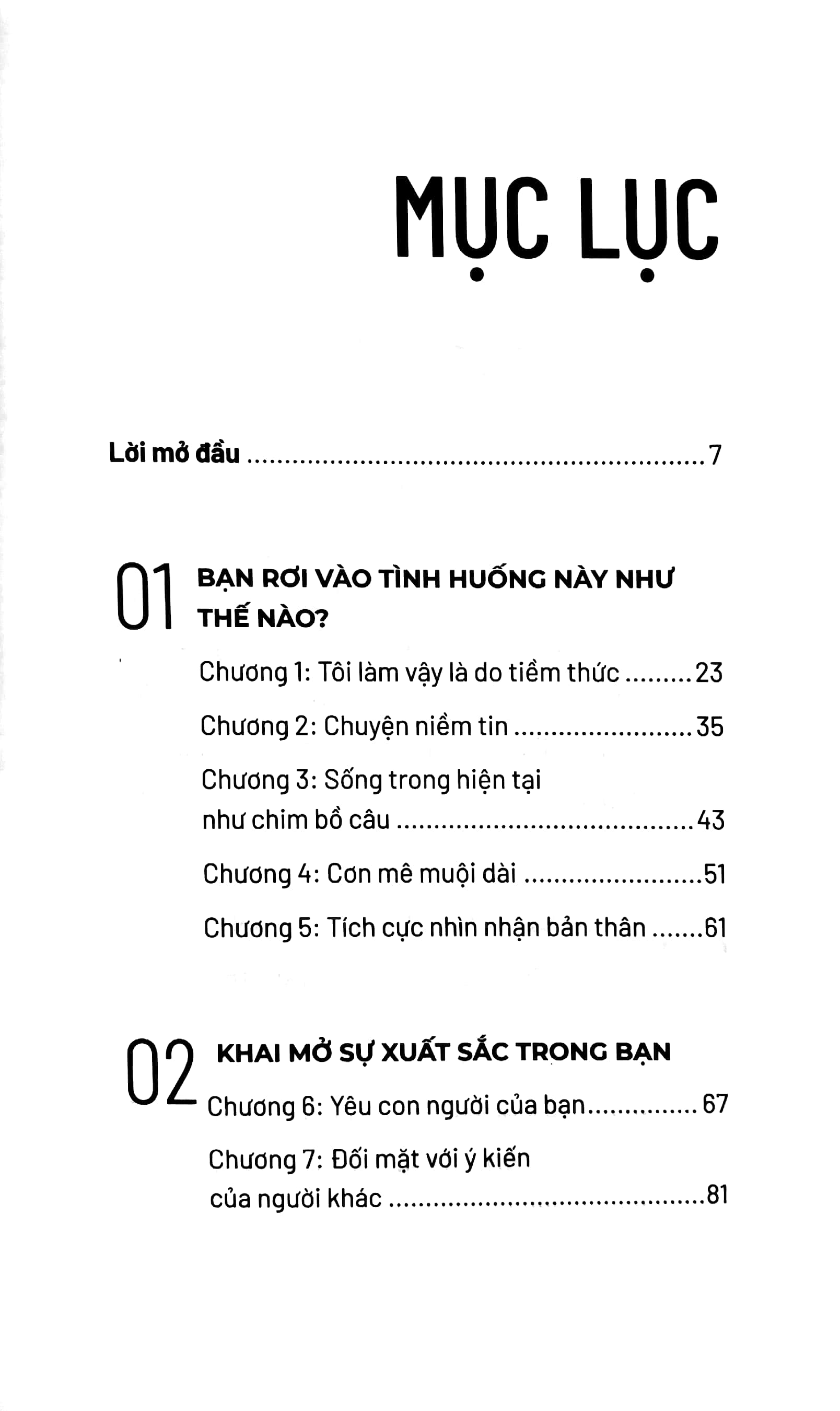 sống bình thường mà không tầm thường