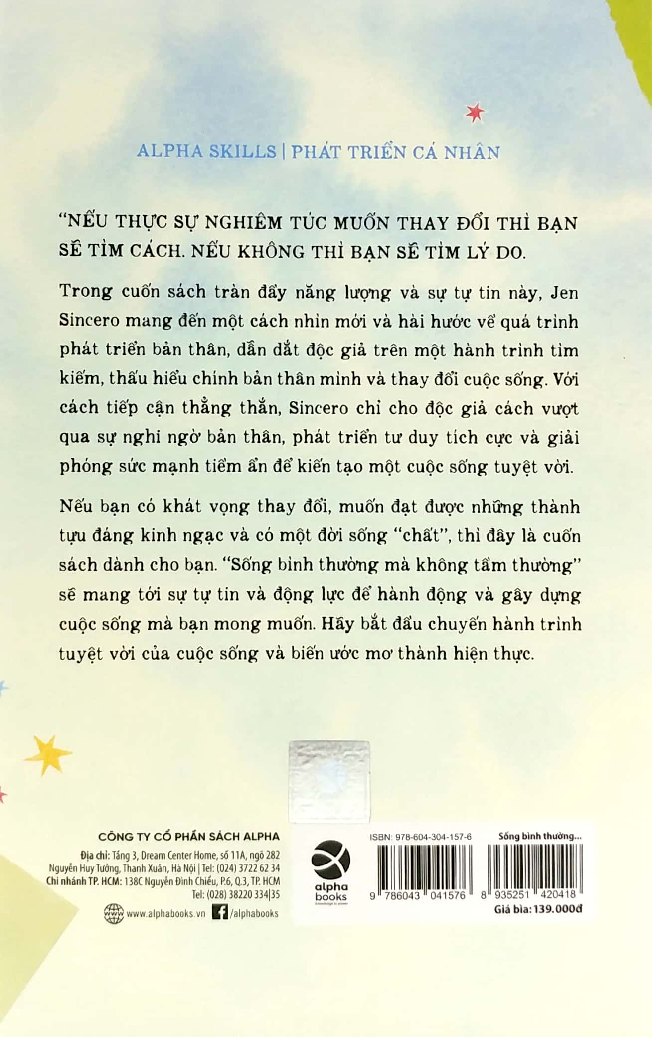 sống bình thường mà không tầm thường