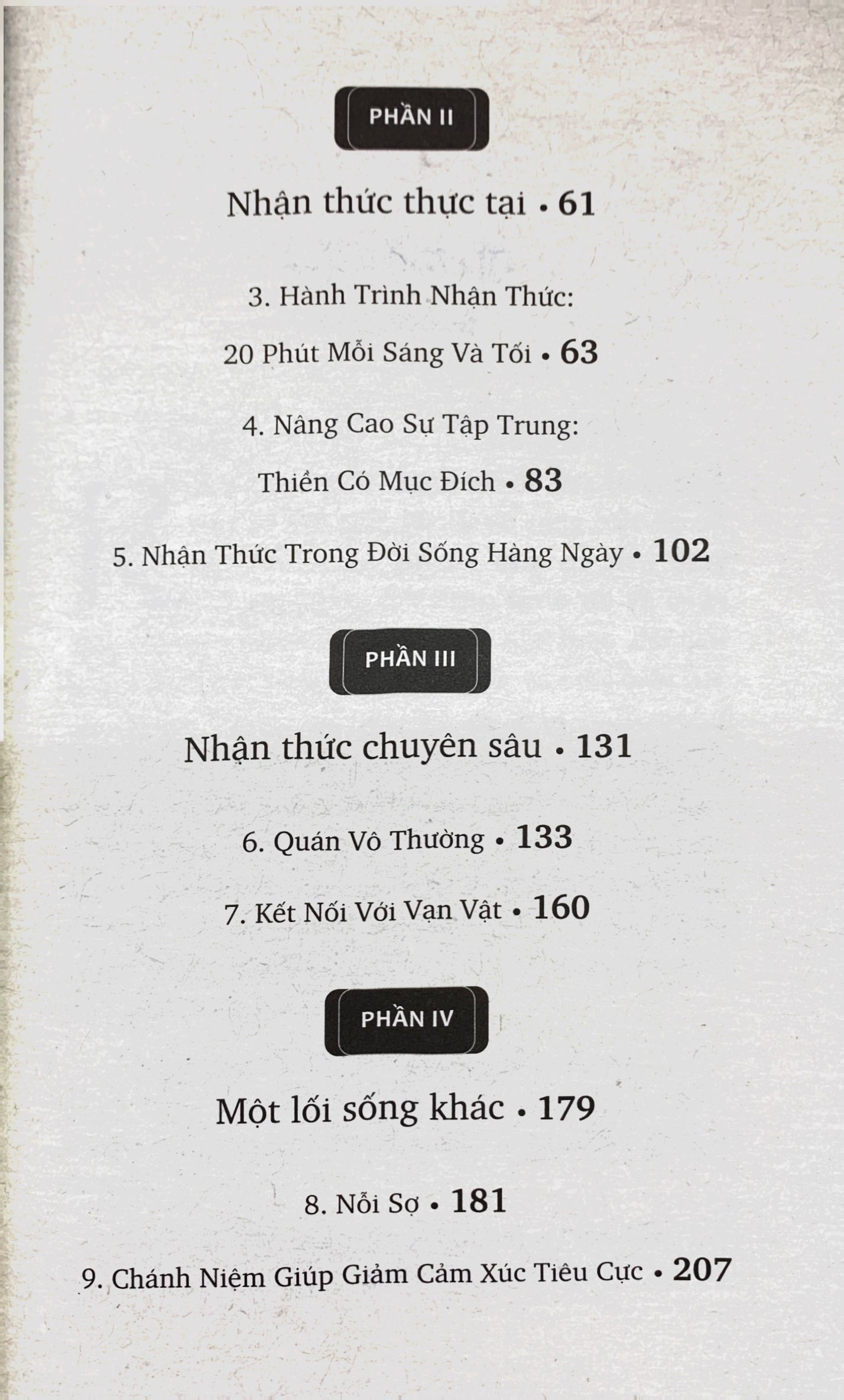 sống chánh niệm - tâm bình yên