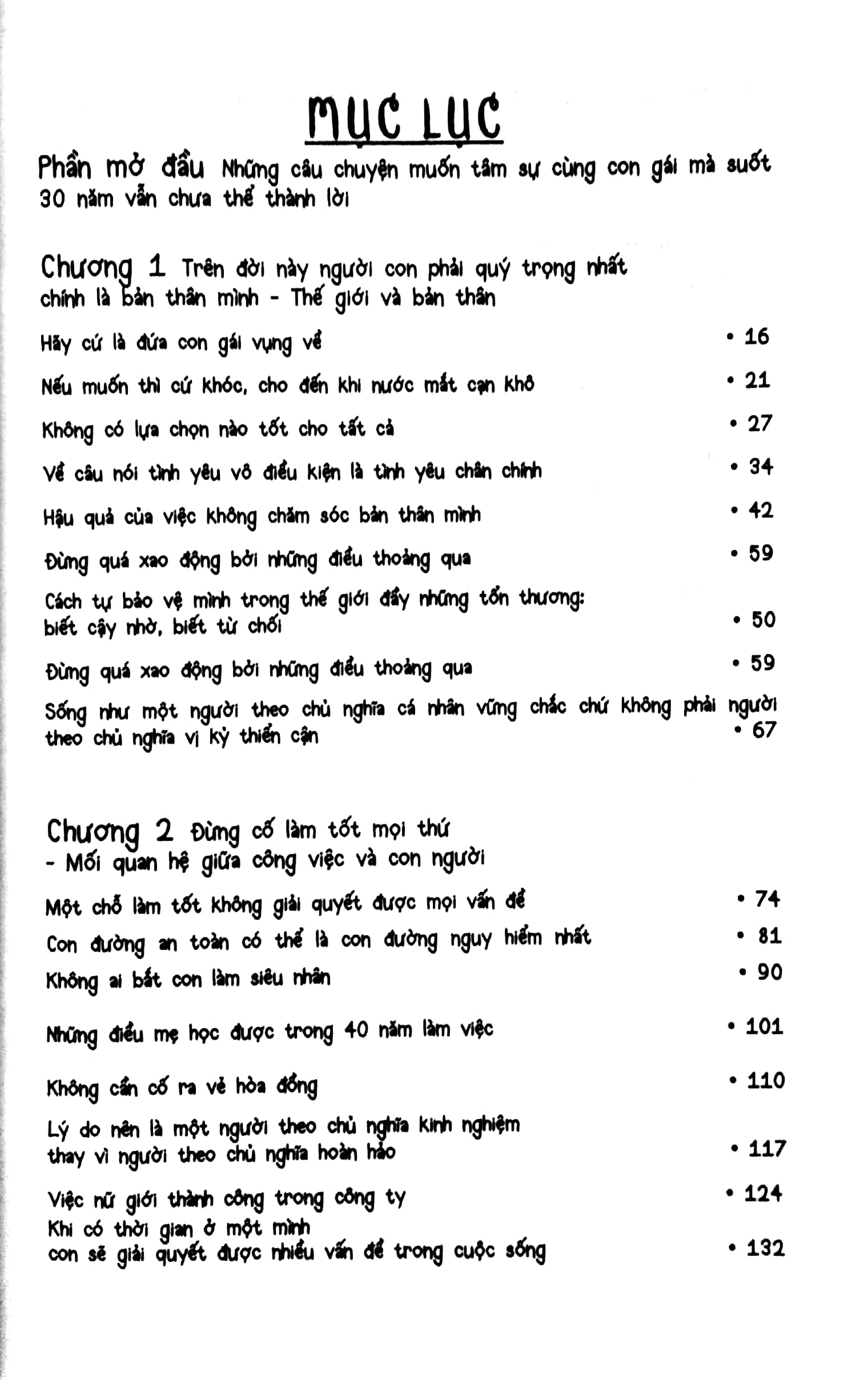 sống cuộc đời do mình làm chủ