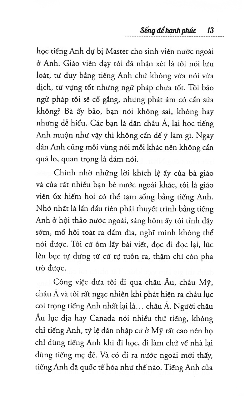 sống để hạnh phúc