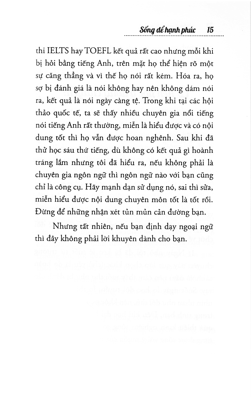 sống để hạnh phúc