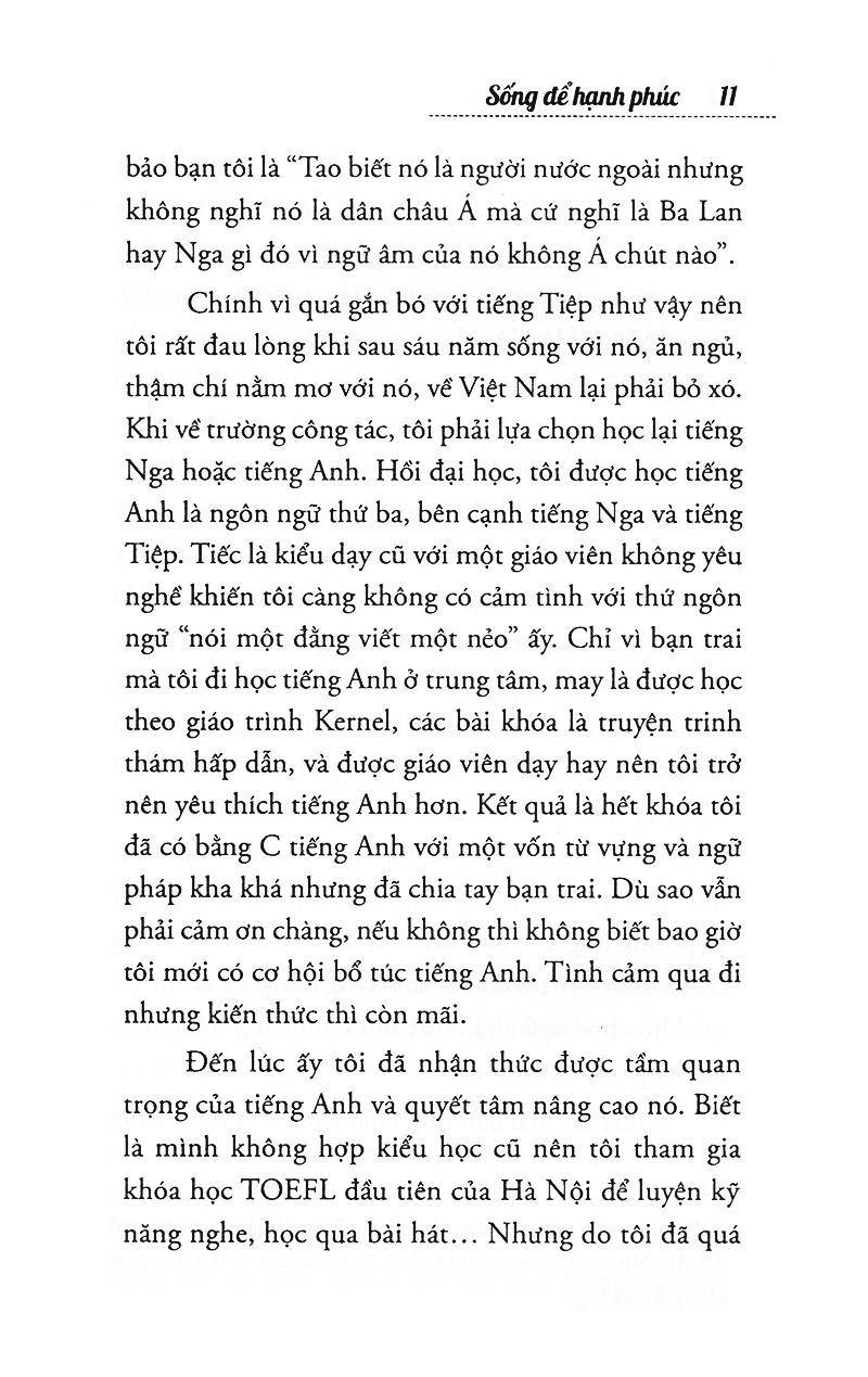 sống để hạnh phúc