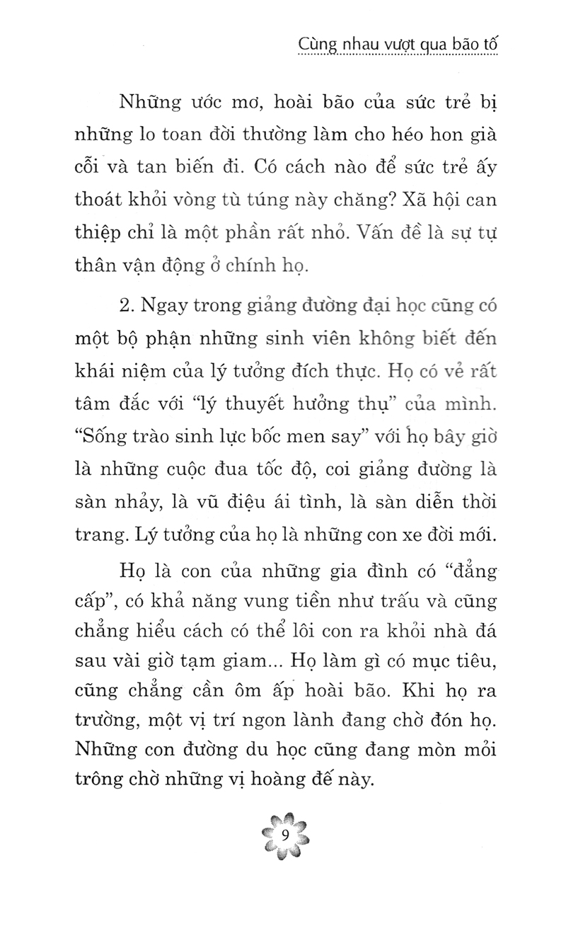 sống đẹp - cùng nhau vượt qua bão tố (tái bản 2019)