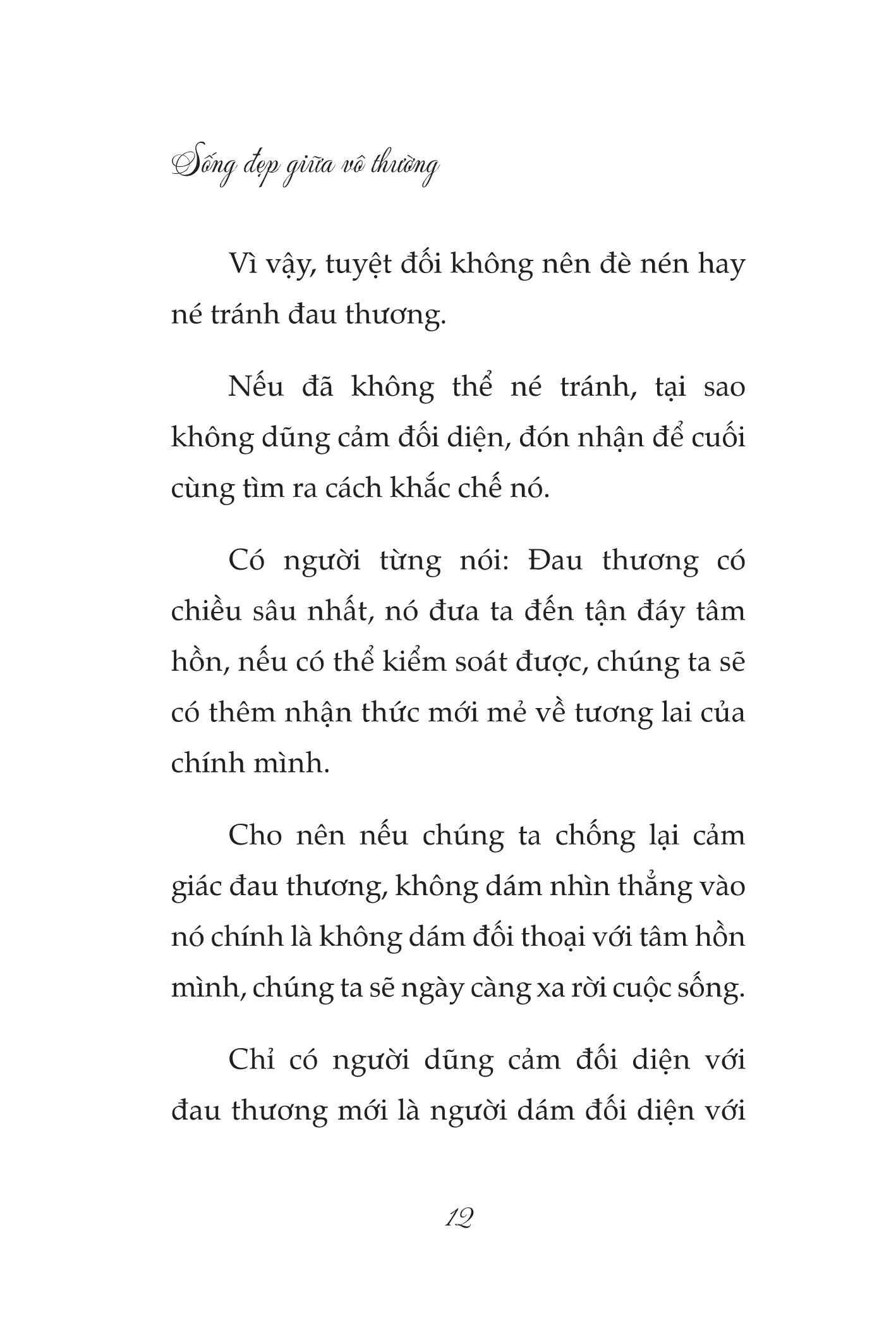 sống đẹp giữa vô thường - học cách buông bỏ giữ tâm an nhiên