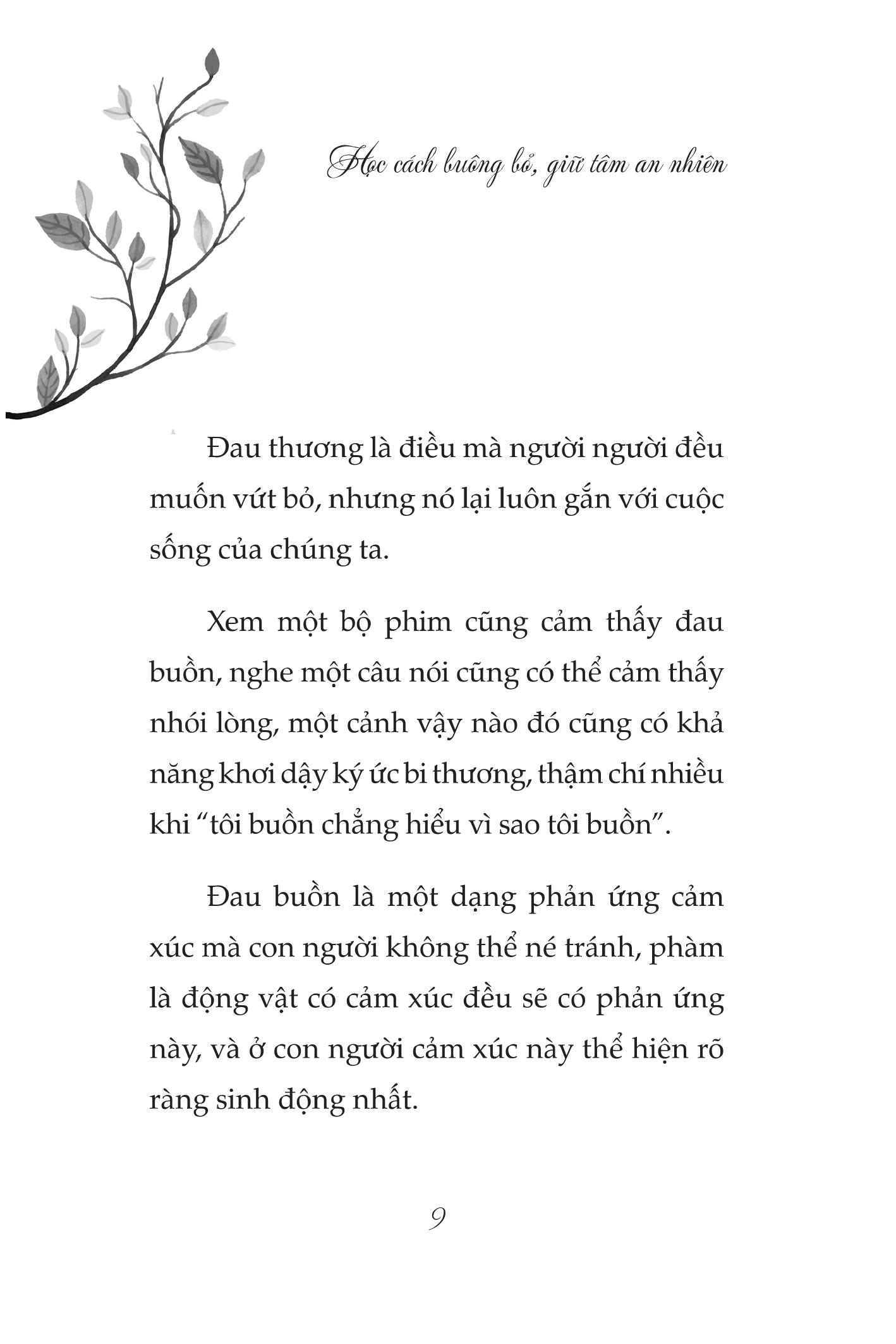 sống đẹp giữa vô thường - học cách buông bỏ giữ tâm an nhiên