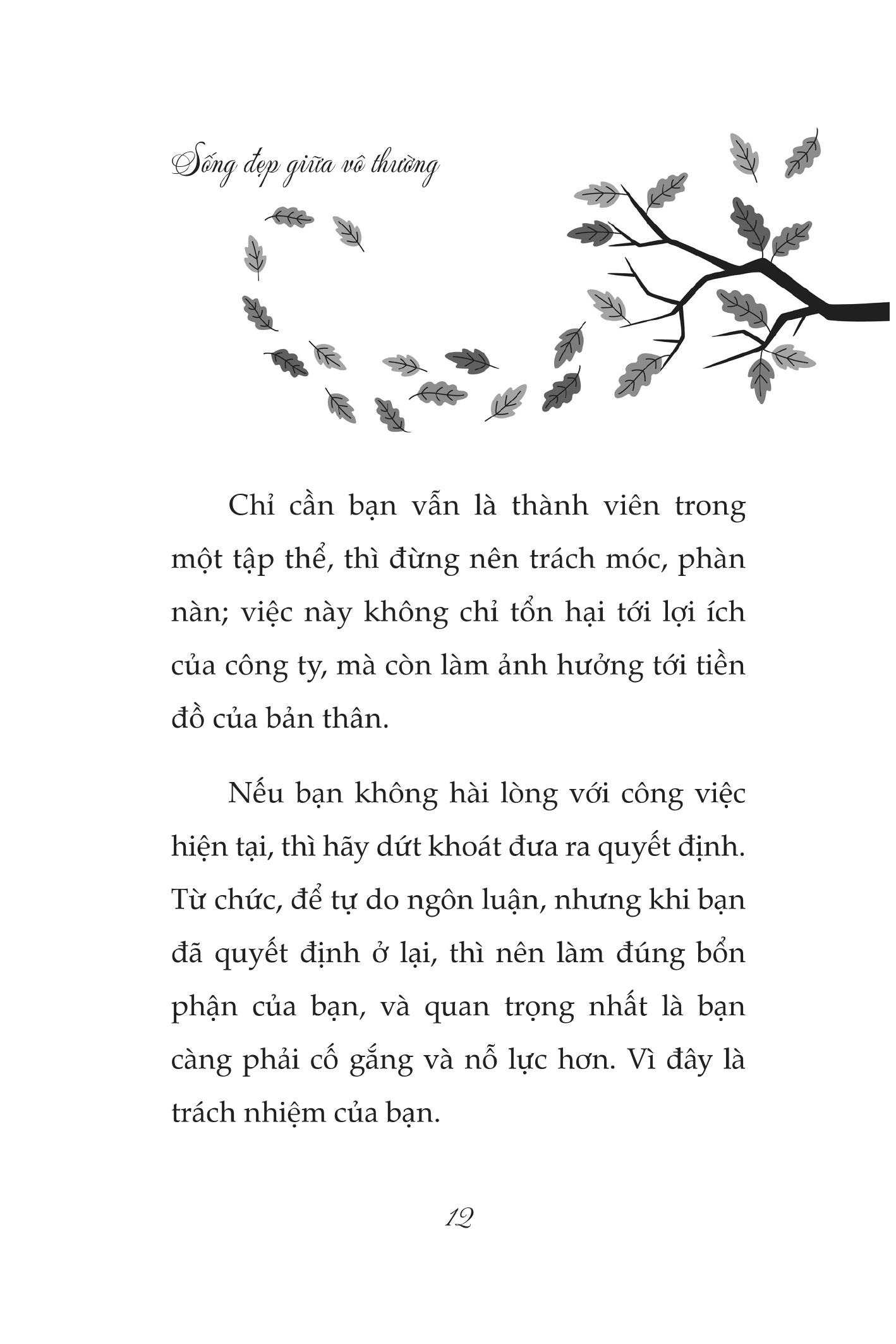sống đẹp giữa vô thường - không trải qua mưa bão sao thấy được cầu vồng