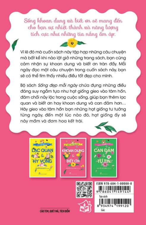 sống đẹp mỗi ngày - khoan dung và biết ơn