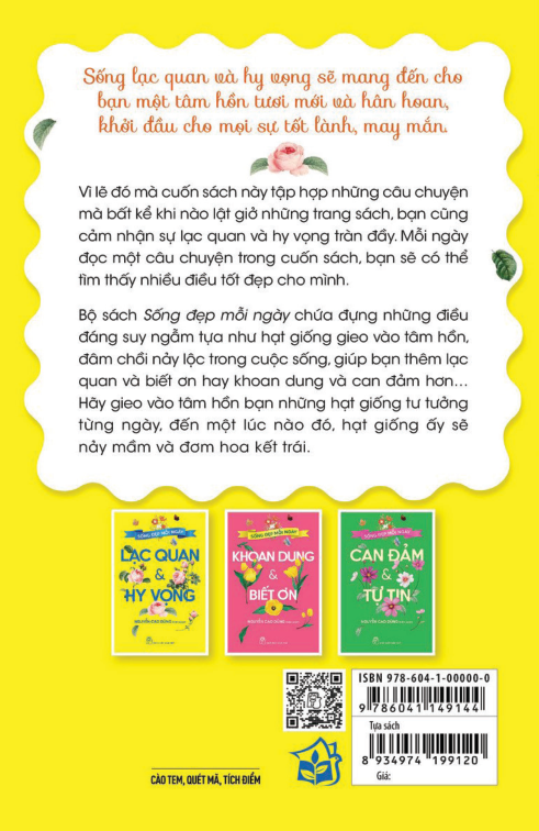 sống đẹp mỗi ngày - lạc quan và hy vọng