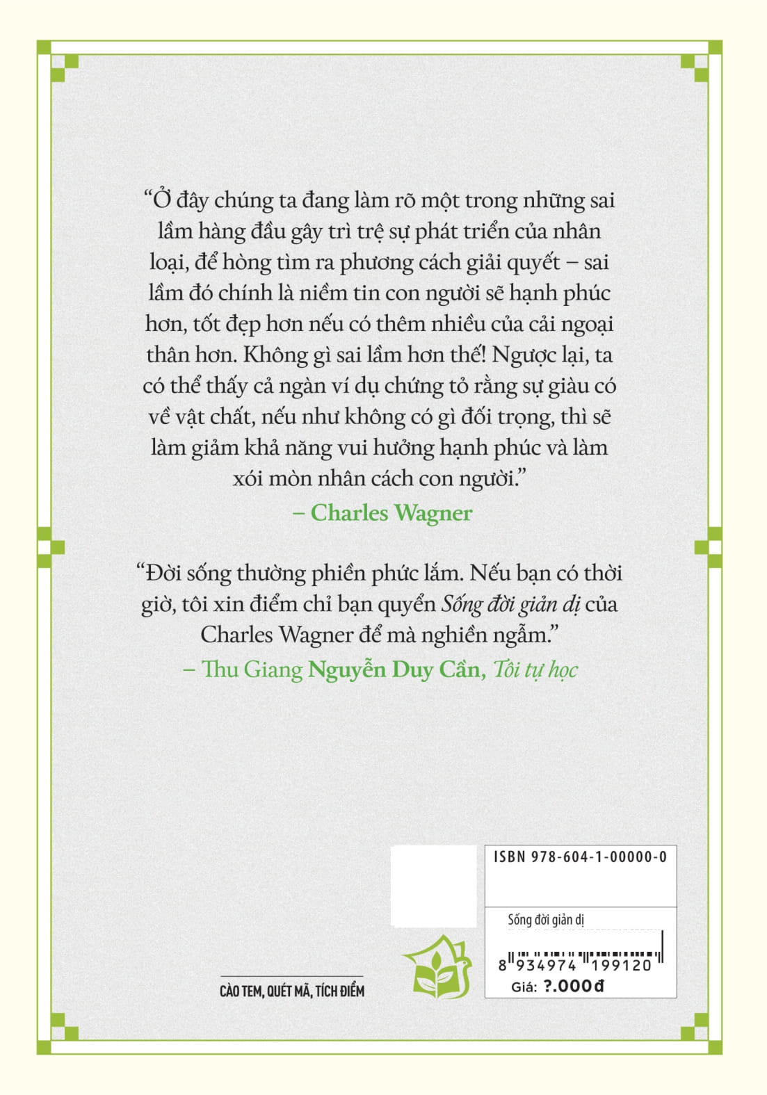 Song Doi Gian Di - The Simple Life