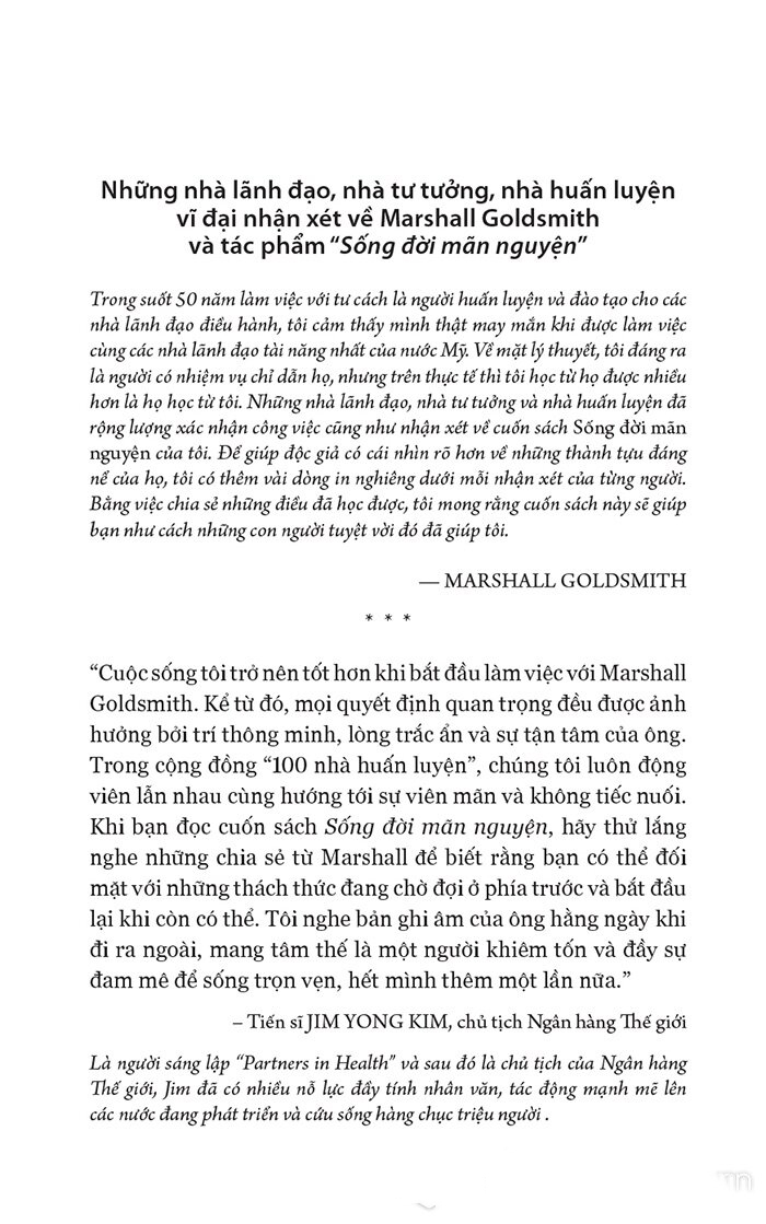 sống đời mãn nguyện