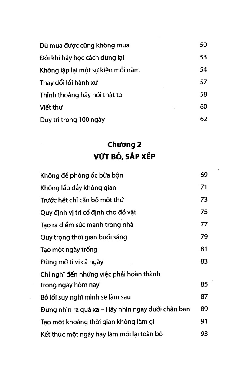 sống đơn giản cho mình thanh thản