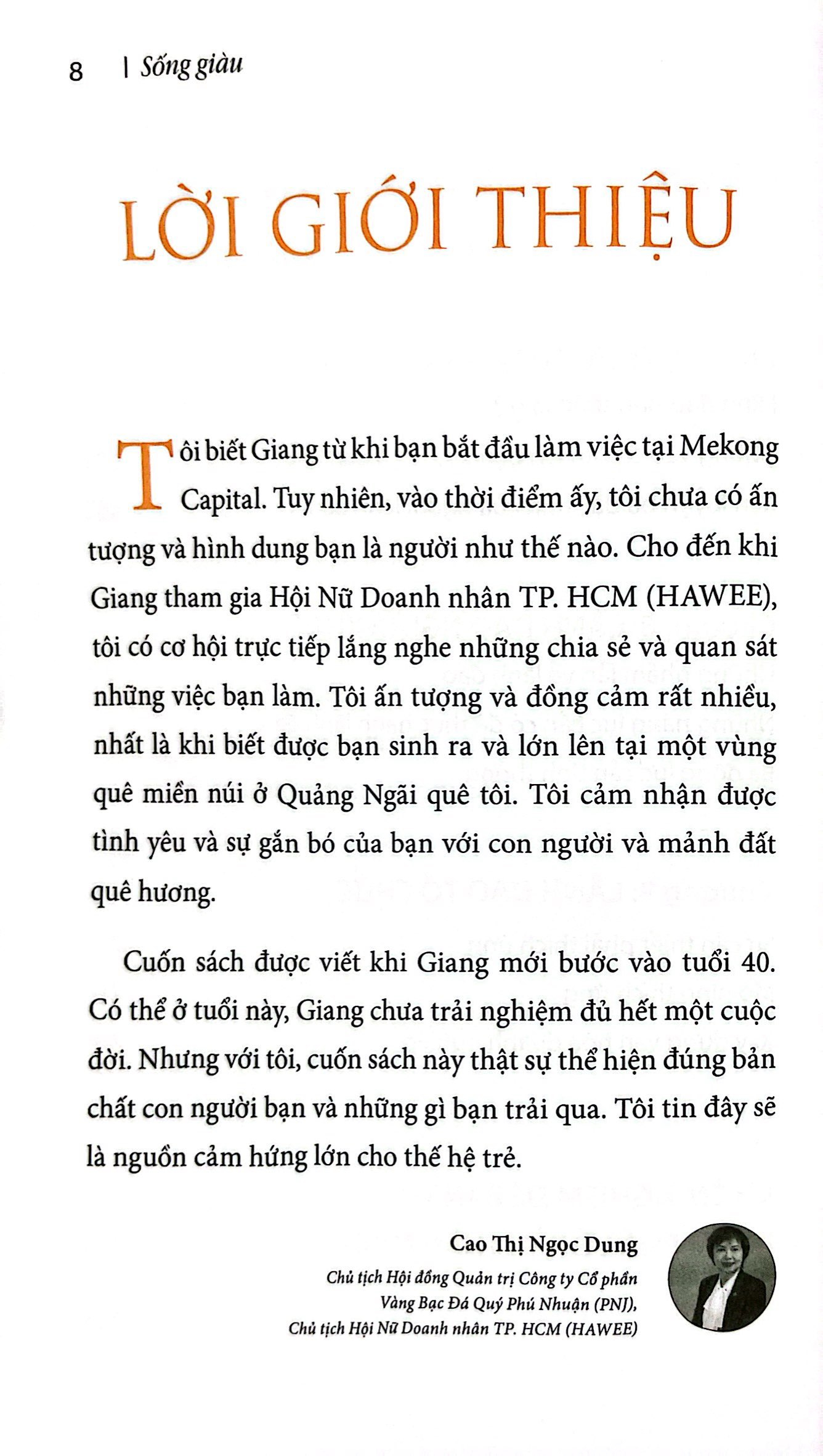 sống giàu