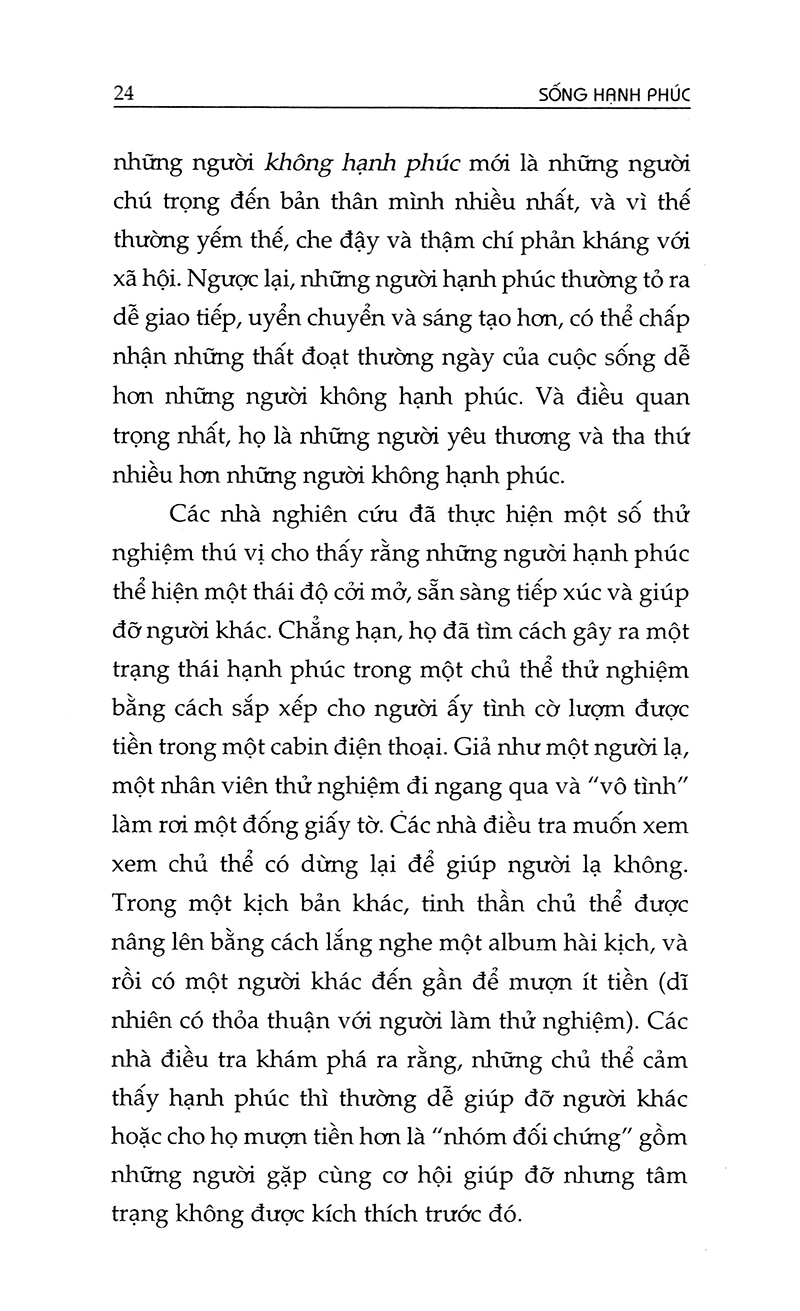 sống hạnh phúc (cẩm nang cho cuộc sống) - tái bản 2020