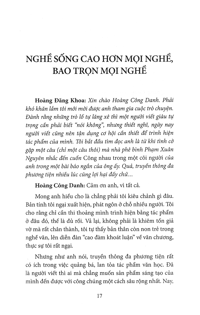 song hành và đối thoại