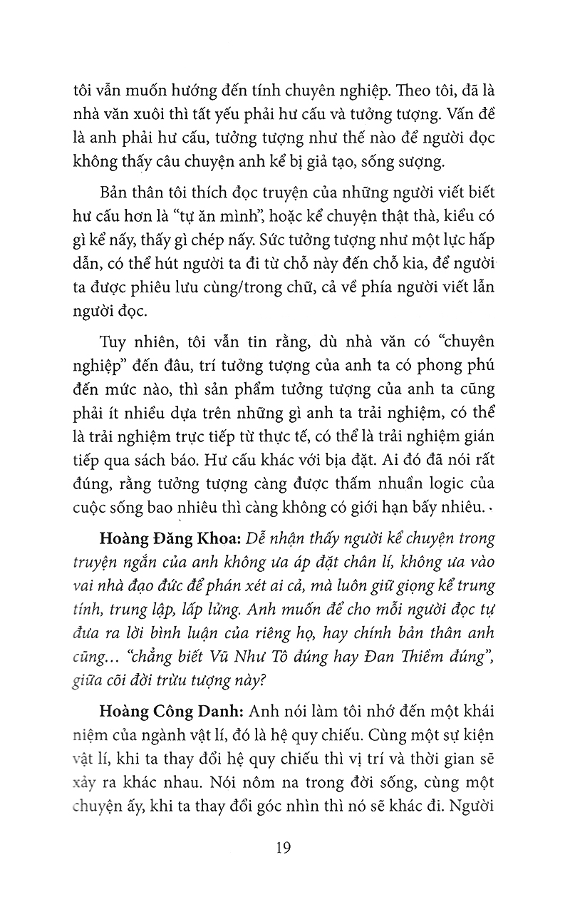 song hành và đối thoại